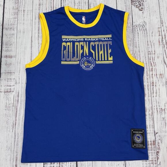 UNK Warriors Stephen Curry #30 Mesh Jersey Tank Men’s XL Blue NBA - Picture 1 of 7